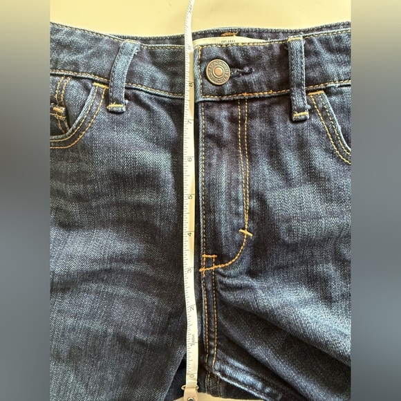 Abercrombie & Fitch-Dark Wash-Mid Rise-Jeans-Denim -Bootcut-Classic-6 Short - Picture 8 of 11
